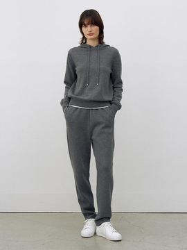 Mare di mari Cashmere-wool Relaxed Jogger Pants Grey