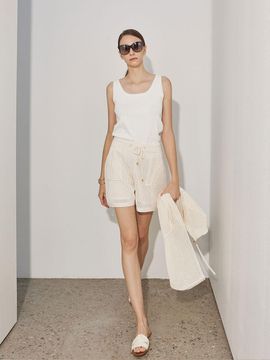 Mare di mari Crochet Mesh Knit Shorts