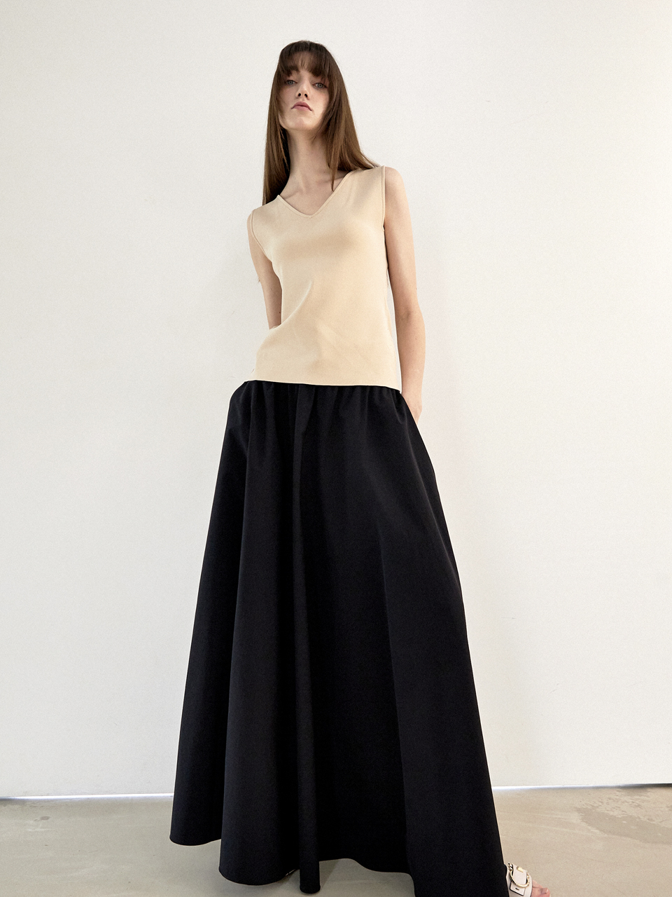 Mare di mari Full Maxi Skirt - Black