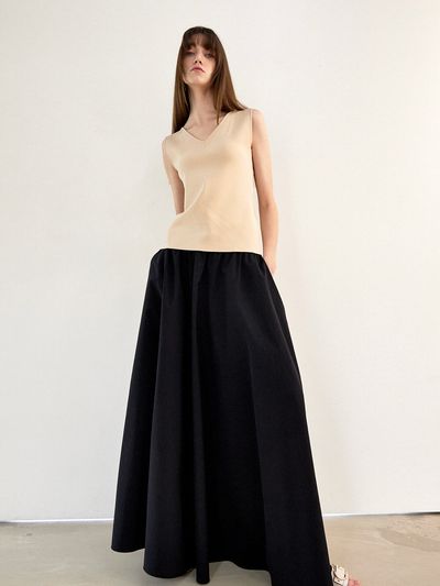 Mare di mari Full Maxi Skirt - Black