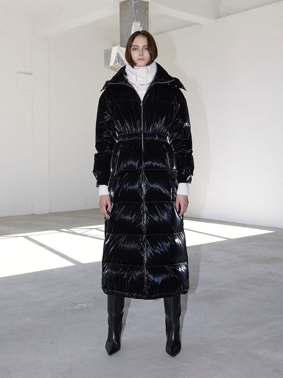 Mare di mari Maxi Down Detachable Hood Coat Black