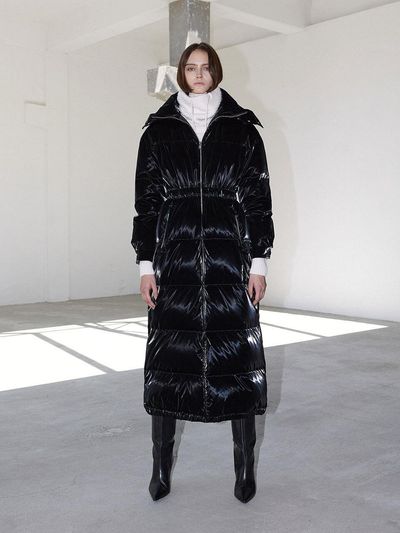 Mare di mari Maxi Down Detachable Hood Coat Black