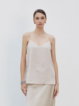 Mare di mari Satin Camisol Top Beige