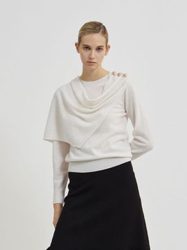 Mare di mari Scarf Detail Knit Pullover