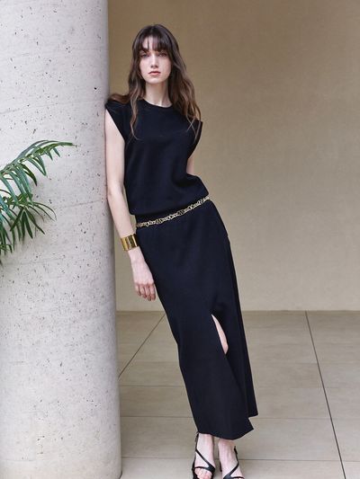 Mare di mari Sleeveless Elastic Waist Dress - Navy