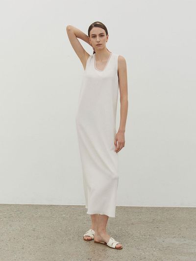 Mare di mari String Point Sleeveless Long Dress