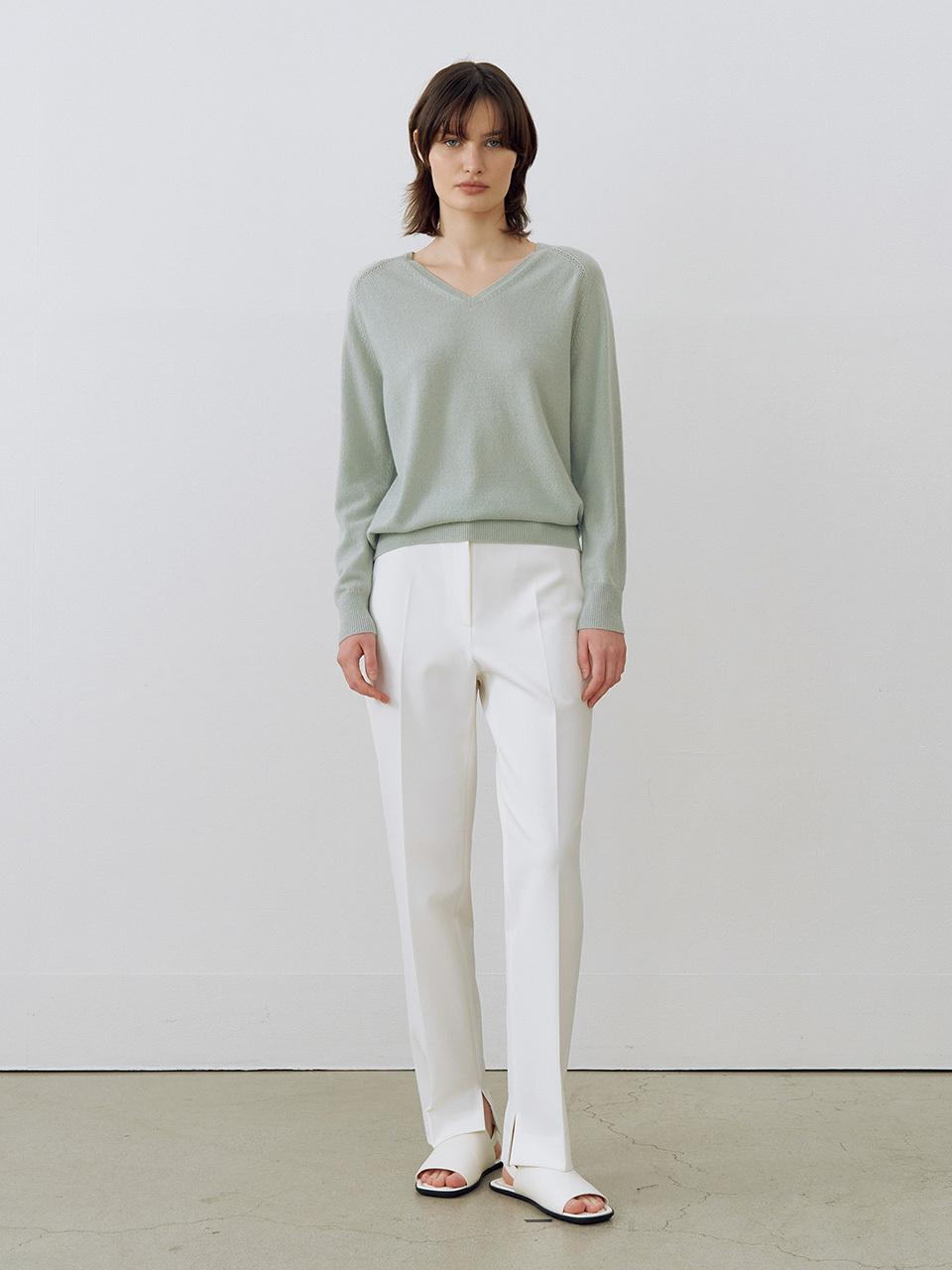 Mare di mari Tailoring Cigarette Pants White