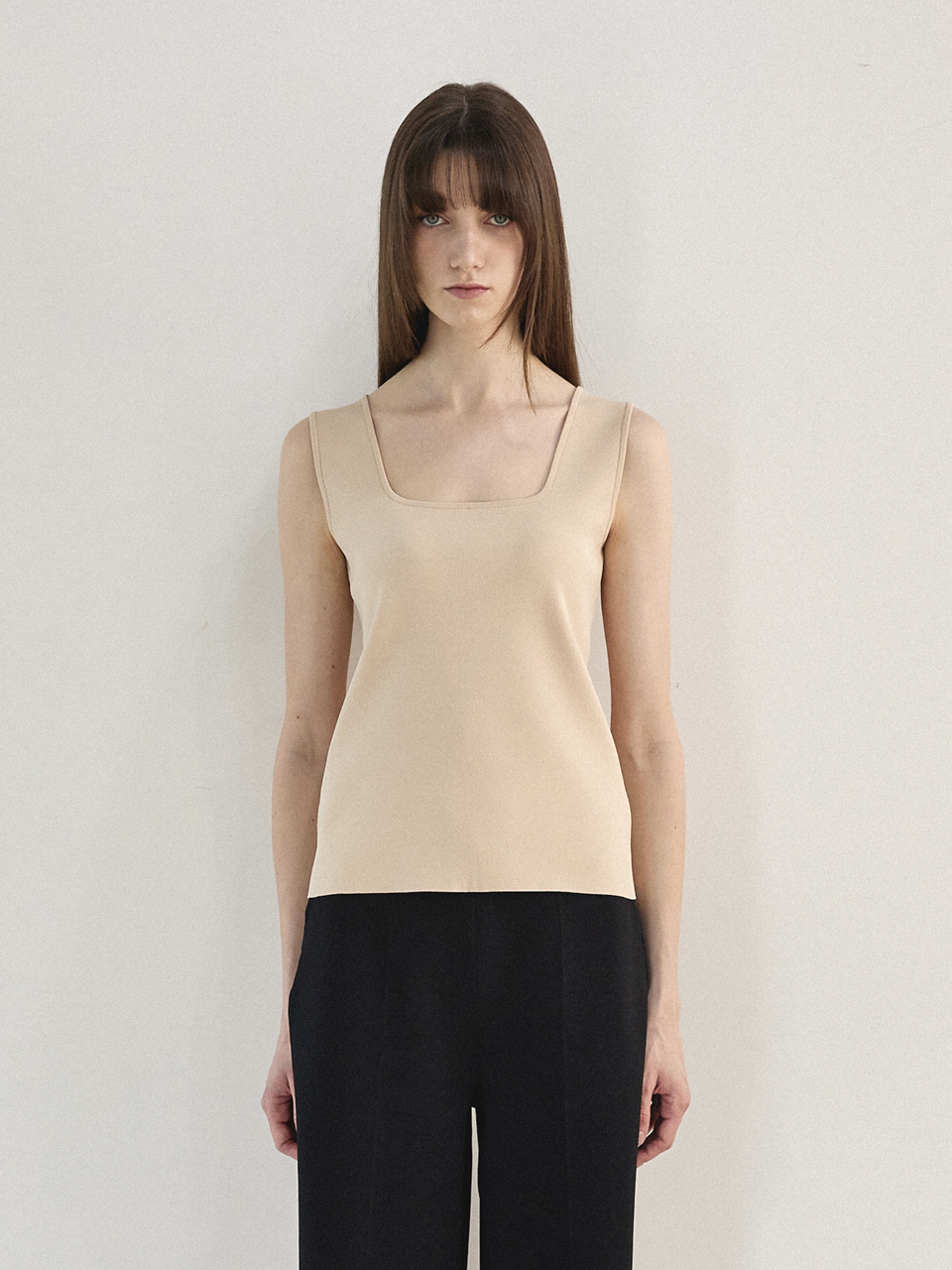 Mare di mari Two Way Knit Top - Beige
