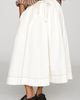 Mare Mare 100% Cotton Seamed Midi Skirt - 2