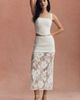 Mare Mare 3D Floral Skirt and Corset Top Set - 1