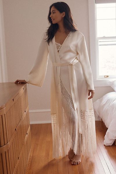Mare Mare Boho Fringed Maxi Robe
