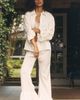 Mare Mare Bubble-Hem Satin Pajama Set - 1