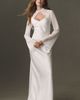Mare Mare Caped Satin Slip Dress - 1