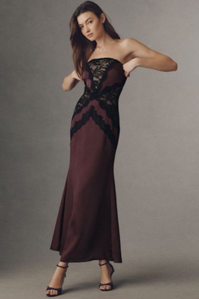 Mare Mare Cora Mixed Lace Maxi Dress