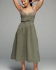 Mare Mare Cotton Seamed Midi Dress - 4