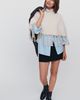 Mare Mare Cropped Fringed Poncho - 4