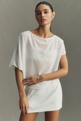 Mare Mare Easy Breezy Sheer Open-Back Top