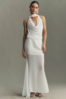 Mare Mare Easy Breezy Sheer Panel Maxi Skirt