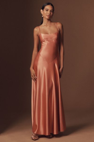 Mare Mare - Emmy Satin Corset Maxi Dress