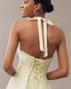 Mare Mare Halter Corset Fit & Flare Jacquard Maxi Dress - 5