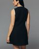 Mare Mare Linen Asymmetric Button Mini Dress - 6
