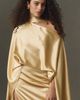 Mare Mare Long-Sleeve Draped Maxi Dress - 2
