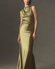 Mare Mare Satin Cowl Maxi Dress - 1