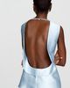 Mare Mare Satin Open Back Blouse - 2