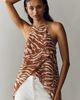 Mare Mare Sheer Halter Tunic Top - 1