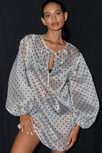 open lace back dress MARE LINEN SHORT SLEEVE CUT OUT MINI DRESS