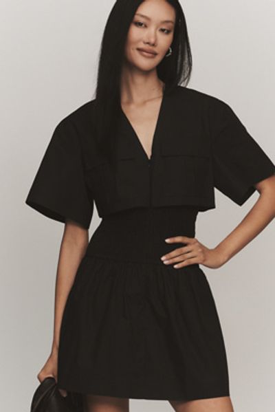 midi shift dress black UNTUCKit | Classic Short-Sleeve Coufran Shirt