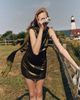 Mare Mare Viviene Satin Scarf Mini Dress - 1