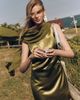 Mare Mare Viviene Satin Scarf Mini Dress - 2