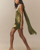 Mare Mare Viviene Satin Scarf Mini Dress - 7