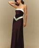 Mare Mare Whitney Colorblock Draped Maxi Dress - 1