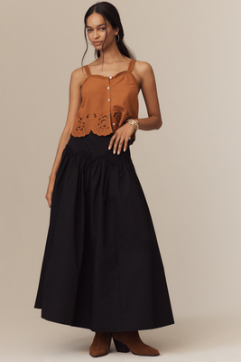 Mare Mare - x Anthropologie Basque-Waist Maxi Skirt