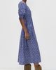 Marea Marea Abby Dress Indigo Lattice - 4