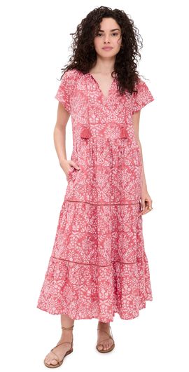 Marea Marea Breakers Dress Faded Rose