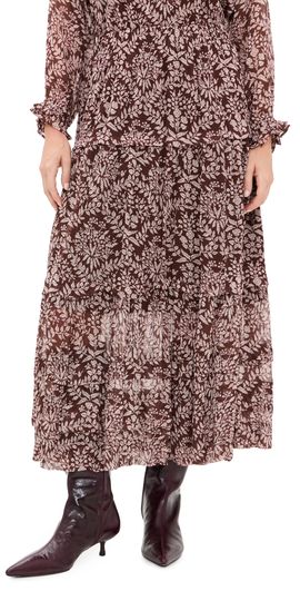 Marea Marea Brooklyn Skirt Chocolate Lace Floral