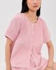 Marea Marea Everly Top Red/White Seersucker - 2