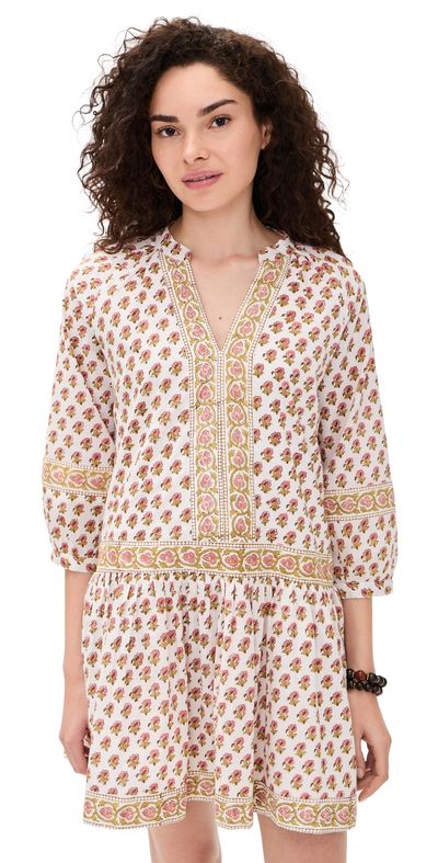 Marea Marea Jeanine Dress Faded Rose Daisy