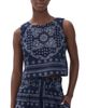 Marea Marea Josie Tank Navy/Dusty Blue Bandana - 1