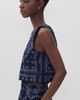 Marea Marea Josie Tank Navy/Dusty Blue Bandana - 4