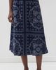Marea Marea Lydia Skirt Navy/Dusty Blue Bandana - 2