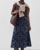 Marea Marea Lydia Skirt Navy/Dusty Blue Bandana - 5