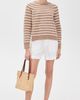 Marea Marea Marea Sweater Camel/Ivory S - 5