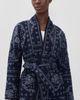 Marea Marea Quilted Bandana Jacket Navy/Dusty Blue Bandana - 2