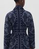 Marea Marea Quilted Bandana Jacket Navy/Dusty Blue Bandana - 3