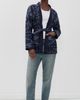 Marea Marea Quilted Bandana Jacket Navy/Dusty Blue Bandana - 5