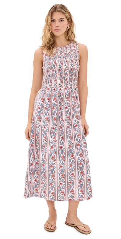 Marea Marea Sara Floral Vine Dress Vine Floral